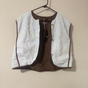 Free people movement lavender brown vest